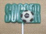 1421 Soccer Chocolate Candy Lollipop Mold